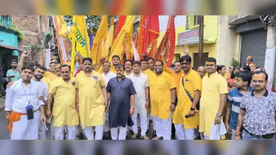 Giridih News: गिरिडीह श्याम सेवा मंडल ने निकाली भव्य निसान यात्रा