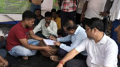 सीओ के आश्वासन के बाद लोहरा आदिवासी समाज का धरना संपन्न