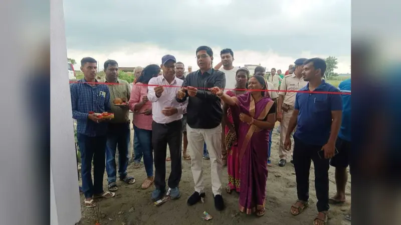 प्रधानमंत्री जनमन आवास में लाभुकों का गृह प्रवेश