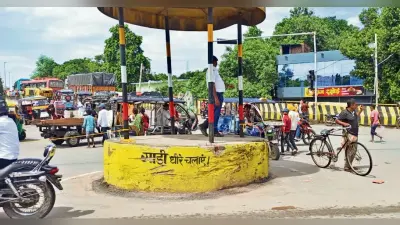 मशीन, न ही संकेतक, फिर भी कट रहा हाइ स्पीड का चालान