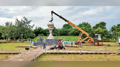 Rourkela News: अब हॉकी वर्ल्ड कप ट्रॉफी बनेगी एयरपोर्ट चौक की पहचान