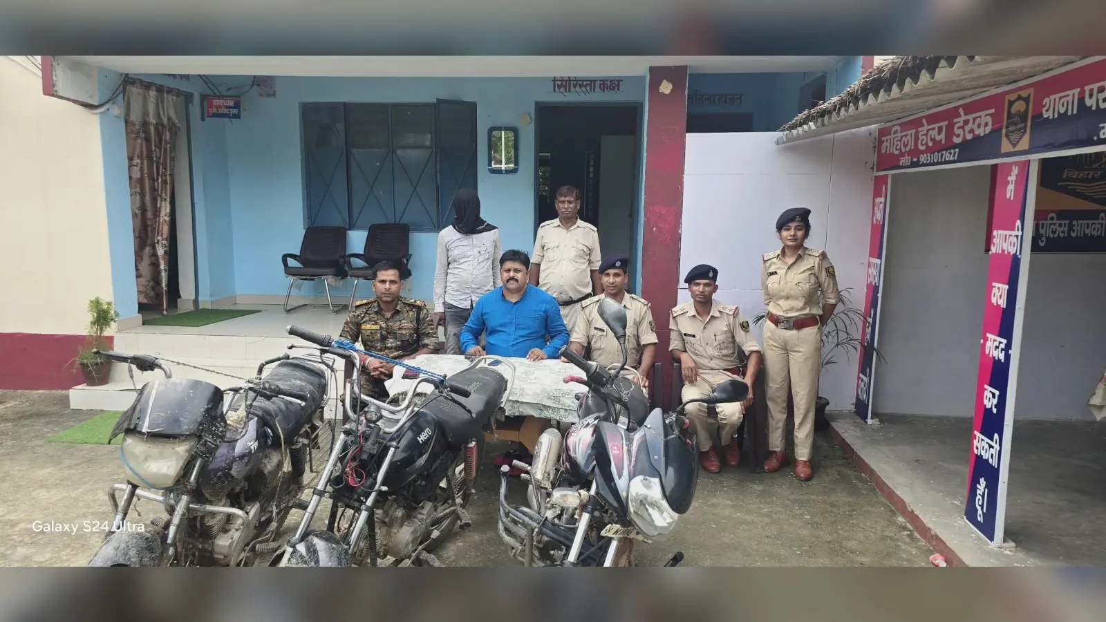 कट्टा व कारतूस के साथ अंतर जिला वाहन चोर परबत्ता का रौशन गिरफ्तार
