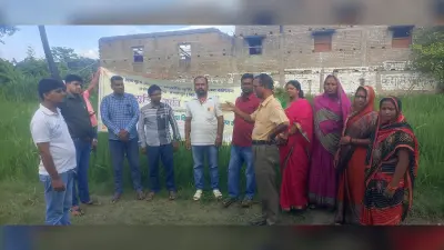 Indian Agricultural Research Institute आईएआरआई के वैज्ञानिक ने किया प्रक्षेत्र भ्रमण