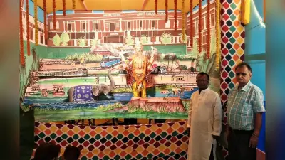 रेल इंजन कारखाना में हर्षोल्लास के साथ मनी विश्वकर्मा पूजा, लगी रही भीड़