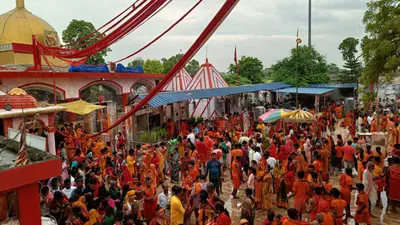 सोमेश्वरनाथ मंदिर में दो लाख से अधिक कांवरियों ने किया जलाभिषेक