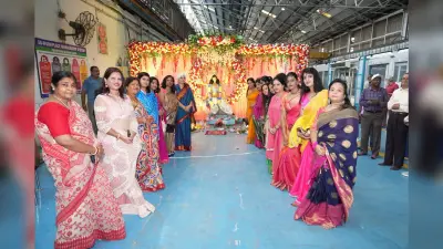 चिरेका में भगवान विश्वकर्मा की धूमधाम से हुई पूजा