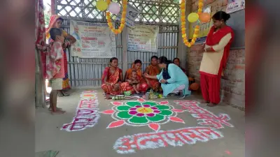 आंगनवाड़ी केंद्रों में मनाया गया अन्नप्रासन दिवस