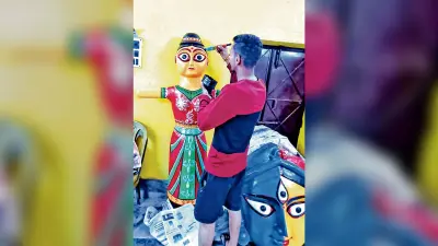 कठपुतली से बनी मां दुर्गा बनेंगी आकर्षण का केंद्र