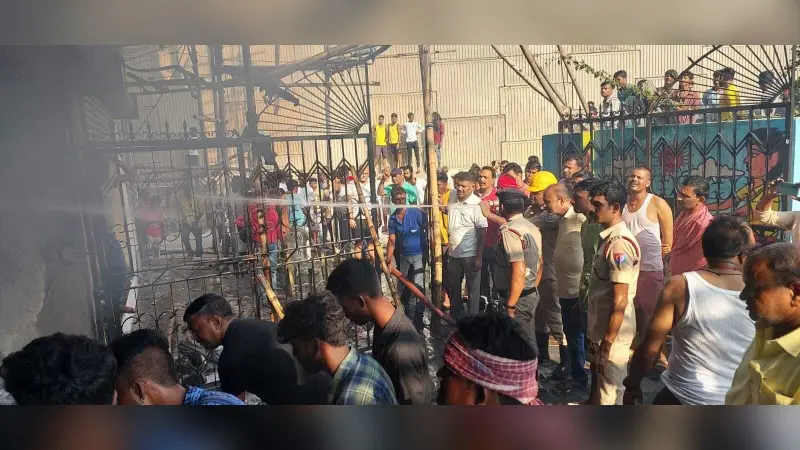 नप कार्यालय के गोदाम में लगी आग, सारा सामान जलकर राख