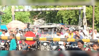 शहर में जाम लगने से परेशान रहे लोग