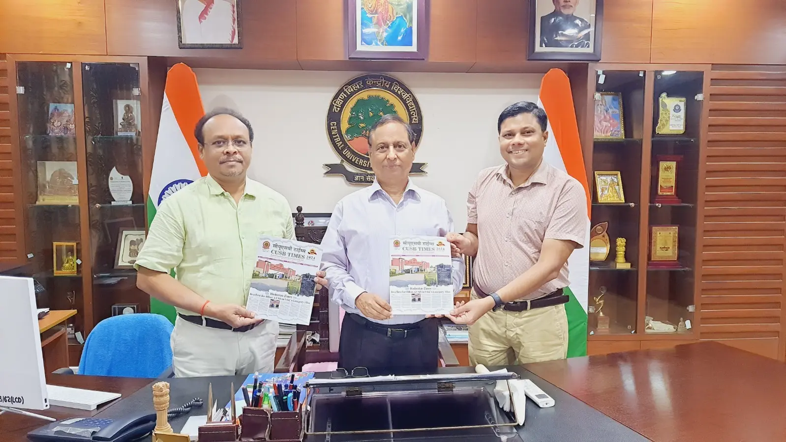 Gaya News : यूनिवर्सिटी न्यूज लेटर का कुलपति ने किया विमोचन