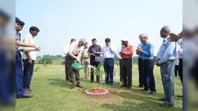 स्वच्छता ही सेवा के तहत चिरेका में किया गया पौधरोपण