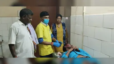 बाइक के धक्के से जीजा-साला घायल, जीजा रेफर