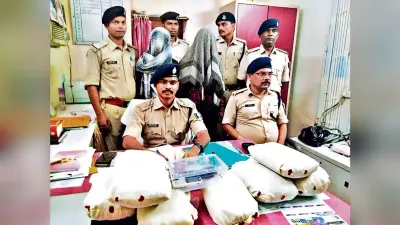 73 किलो गांजे के साथ दो तस्कर चढ़े पुलिस के हत्थे