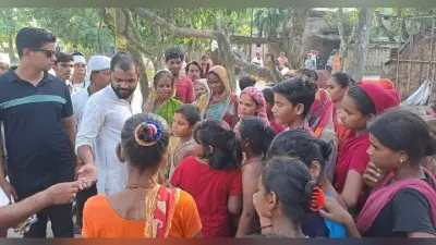 स्मार्ट मीटर लगाने का विरोध कर रहे कन्हैयाबाड़ी के दुकानदार