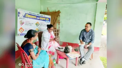 हेल्थ एंड वेलनेस सेंटर में टीकाकरण और स्वास्थ्य जांच, ग्रामीणों को मिली बड़ी राहत