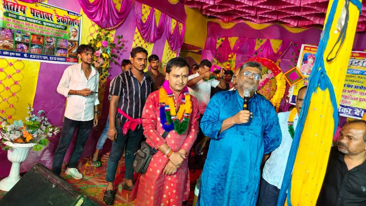 जितिया पर भक्ति जागरण का आयोजन