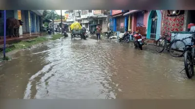 बारिश से मौसम हुआ सुहाना