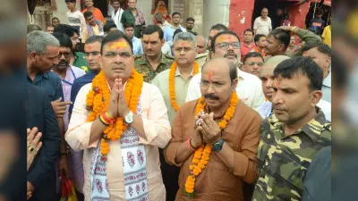राजस्थान के सीएम भजनलाल पहुंचे बाबा मंदिर, की पूजा-अर्चना