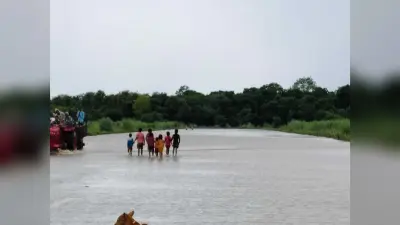 नेपाल में भारी बारिश से एसएसबी कैंप समेत आधा दर्जन गांवों में घुसा बाढ़ का पानी