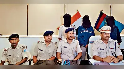 crime news : मोबाइल छिनतई गिरोह के सरगना रावण समेत तीन अपराधी गिरफ्तार