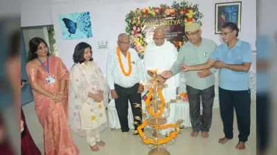 कला प्रदर्शनी में कलाकारों की दिखी कल्पना और सृजनशीलता
