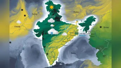 दिल्ली यूपी बिहार में बारिश के कहर से 10 की मौत, पहाड़ी राज्यों में तूफान की चेतावनी, जानिए मौसम का हाल