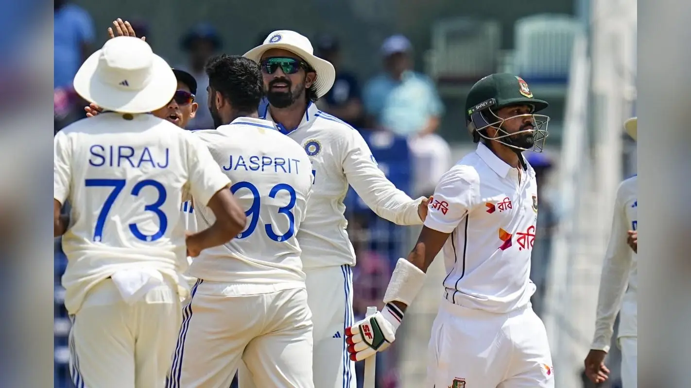 India vs Bangladesh 1st Test : दूसरे दिन का खेल खत्म, भारत ने दी 308 रन की बढ़त, टीम इंडिया की दूसरी पारी में तीन विकेट पर 81 रन
