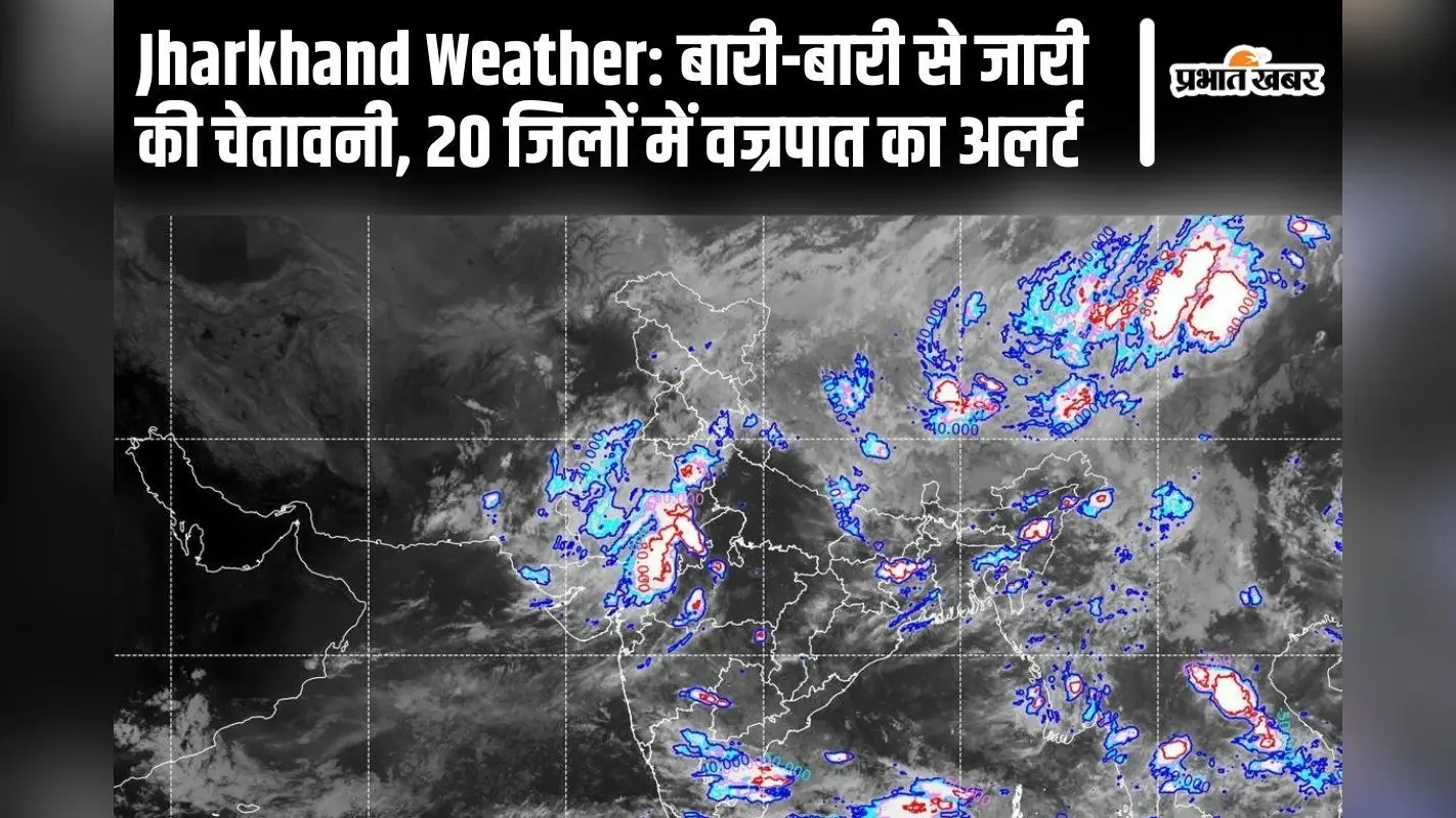 Jharkhand Weather: बंगाल की खाड़ी में निम्न दबाव का क्षेत्र, झारखंड में मौसम विभाग के 9 अलर्ट