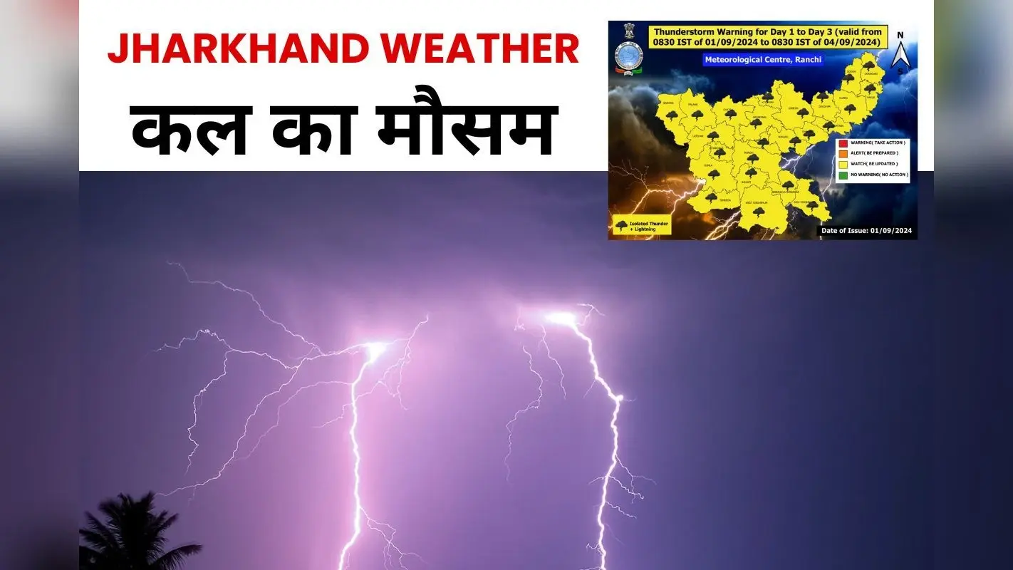 Kal Ka Mausam: कमजोर पड़ा मानसून, जानें झारखंड में कैसा रहेगा कल का मौसम