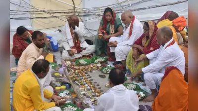 Pitru Paksha 2024: ब्रह्मलोक की प्राप्ति के लिए गो प्रचार वेदी पर पिंडदान, भस्म कूट पर्वत पर की गयी मां मंगला गौरी की पूजा