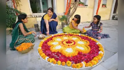 Rangoli Design: विश्वकर्मा पूजा पंडाल की शोभा बढ़ा देंगे ये रंगोली डिजाइन