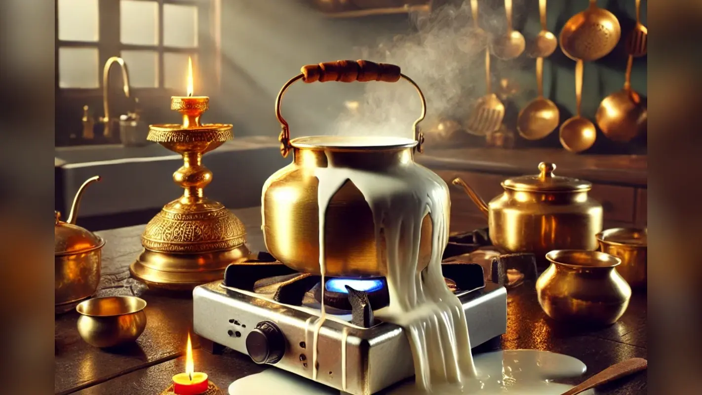 Vastu tips for Milk: पीतल के बर्तन में दूध उबालने से घर में बढ़ता है समृद्धि का प्रवाह