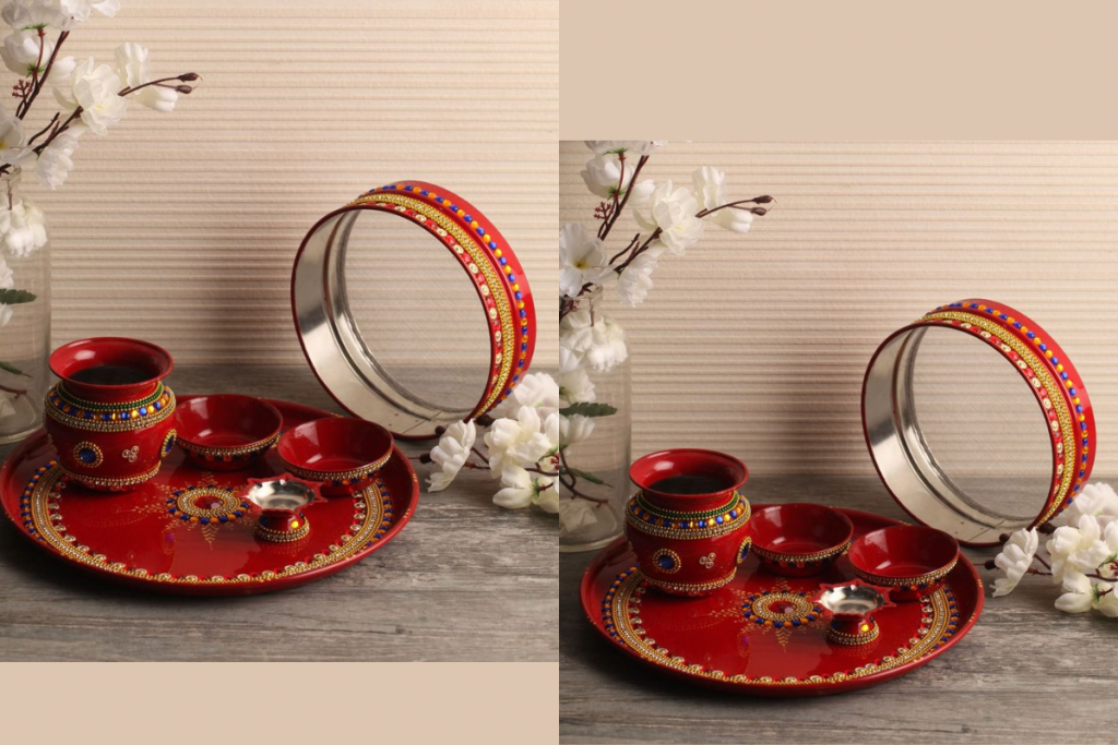 Karwa Chauth Thali Decoration Ideas