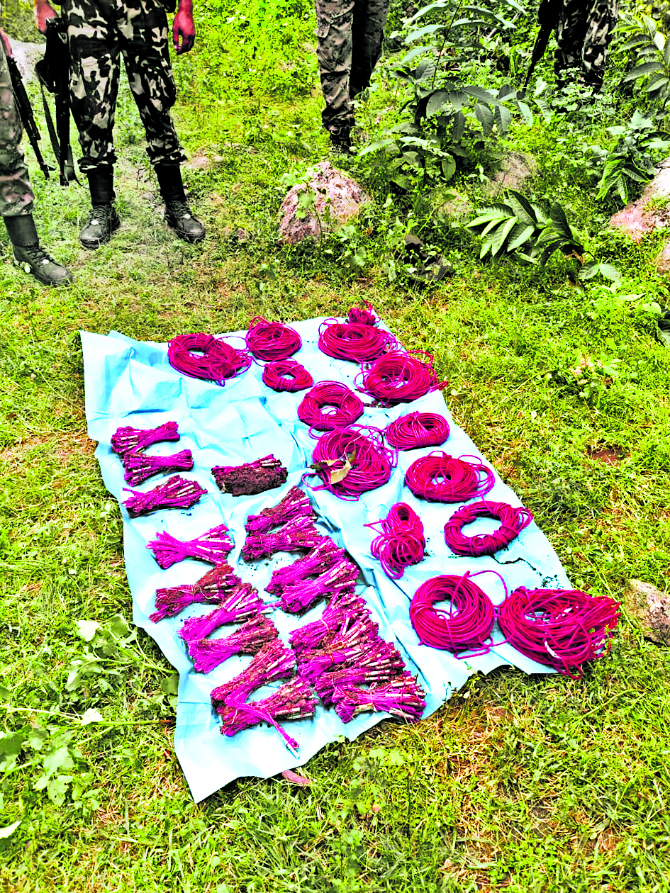 Gaya News : गया के लंगुराही-पंचरूखिया के जंगल से 430 डेटोनेटर जब्त