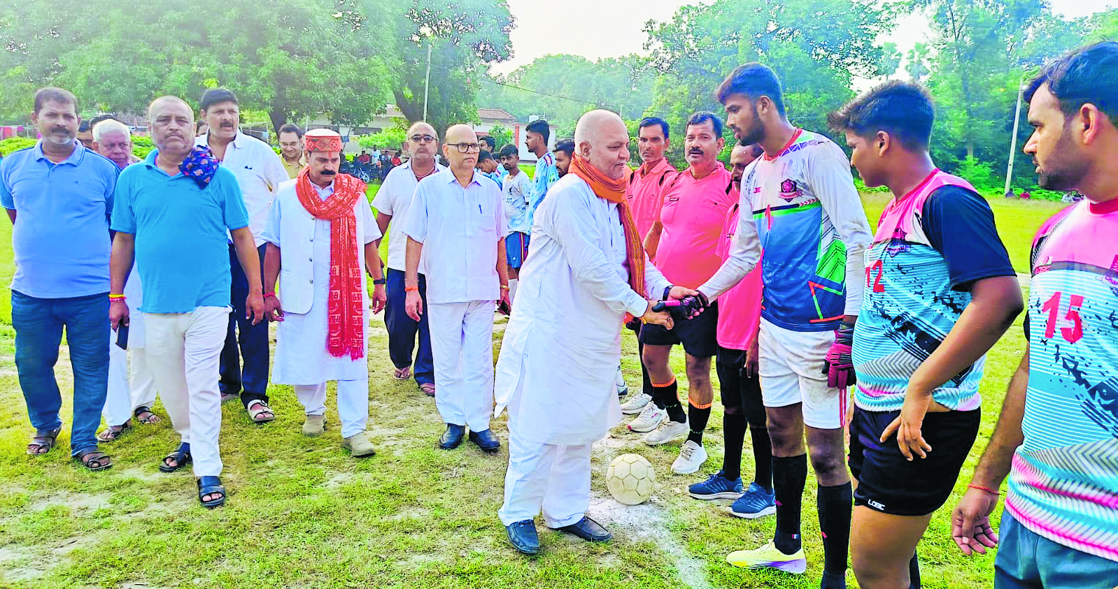 saran news. फुटबॉल टूर्नामेंट के फाइनल में सारण ने समस्तीपुर को 3- 0 से हराया