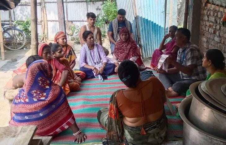 सामुदायिक बैठक से मिल रही ग्रामीण क्षेत्रो में नियमित टीकाकरण को गति