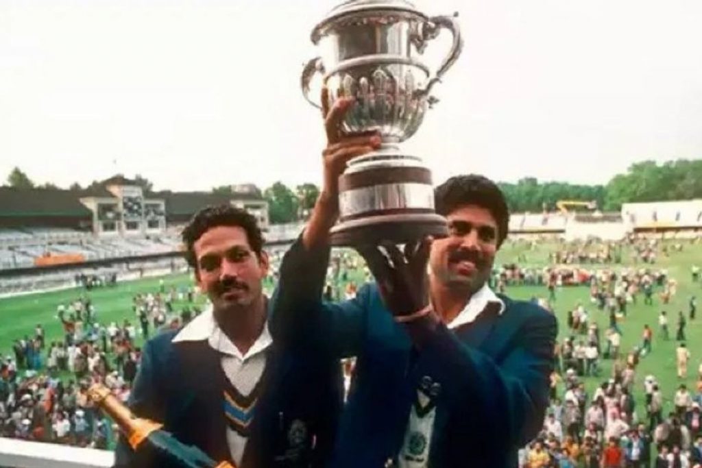 1983 वर्ल्ड कप के साथ कपिल देव (फोटो- सोशल मीडिया)