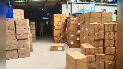 ट्रक से 3707 लीटर विदेशी शराब हुआ बरामद, पूर्णिया पुलिस ने चालक को किया गिरफ्तार