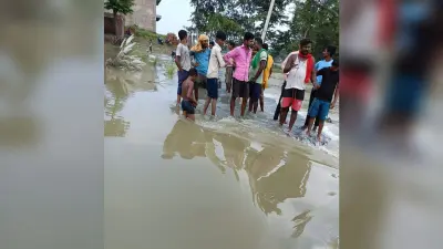 मोखलिसपुर व गोबरी का जिला मुख्यालय से संपर्क टूटा