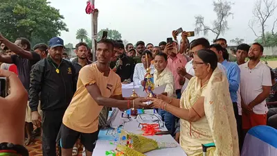 पांच किमी की मिनी मैराथन दौड़ में अव्वल रहे शिवलाल व काजल