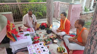 Giridih News:कलश स्थापना के साथ शारदीय नवरात्र का अनुष्ठान शुरू
