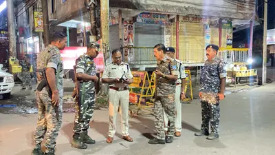 Giridih News:एसपी ने किया शहर का निरीक्षण
