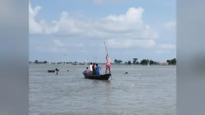 नये इलाकों में फैलने लगा बाढ़ का पानी
