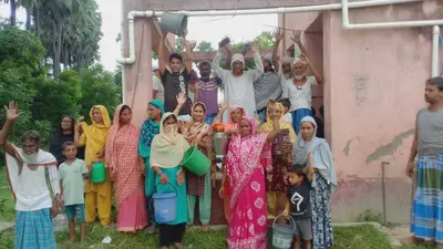पेयजल समस्या को लेकर वार्डवासियों ने किया प्रदर्शन, विभाग के खिलाफ की नारेबाजी