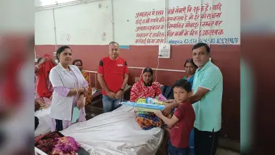 मायुम ने सदर अस्पताल में कन्याओं को किया सम्मानित