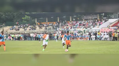 Bokaro News: सांसद व धनराज पिल्ले एकादश के बीच मैच हुआ ड्रॉ