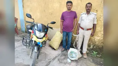 195 बोतल शराब के साथ तस्कर गिरफ्तार