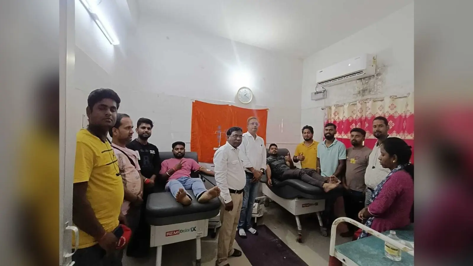 अभाविप के कैंप में दस यूनिट रक्त संग्रह