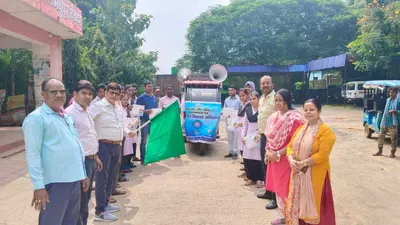 मिशन परिवार अभियान को लेकर सारथी ऑन व्हील्स जागरुकता रथ को किया रवाना